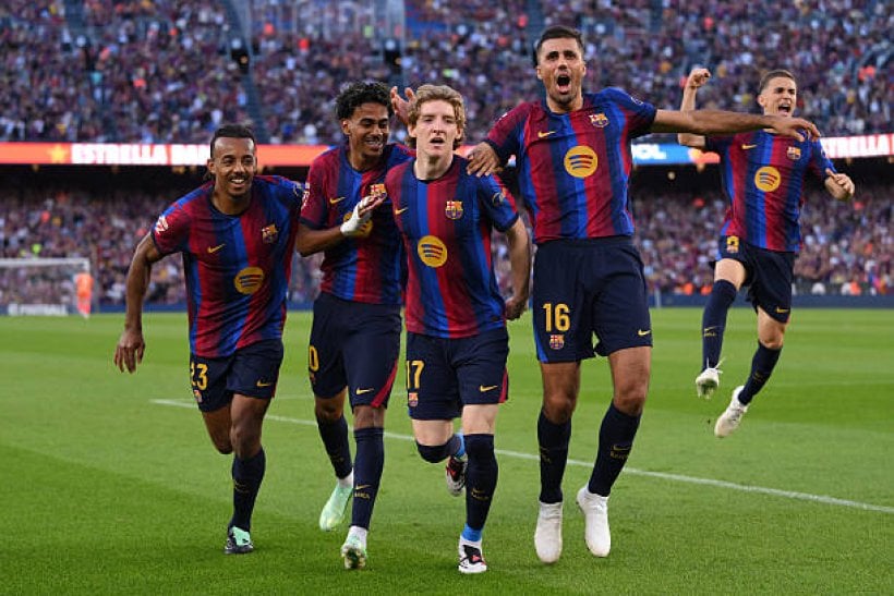 جوردون يفتتح سجله التهديفي مع برشلونة
